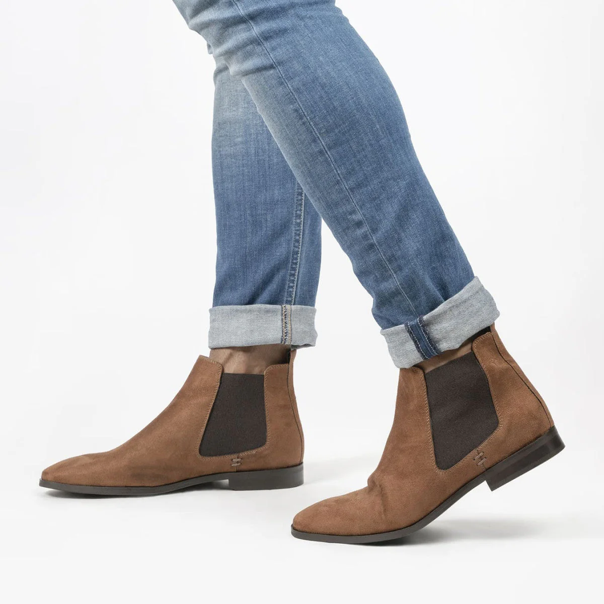 Bottines véganes Marron Nubuck pour hommes Alan - Image 9