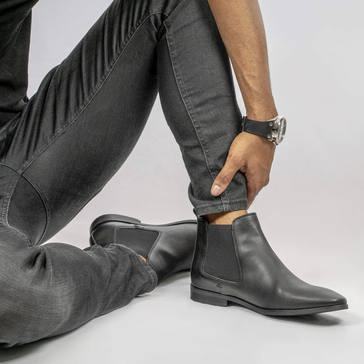 Bottines véganes Noir pour hommes Alan - Image 5