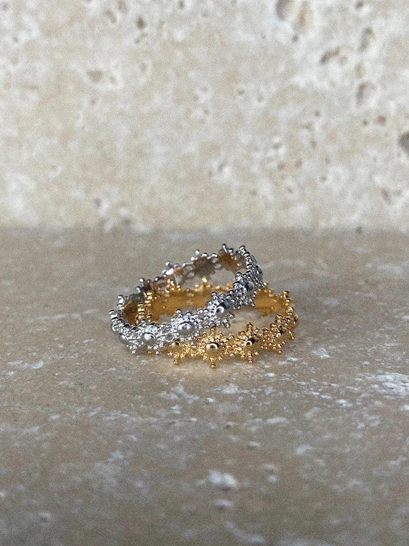 Bague dorée ou argentée - Sun - Image 4