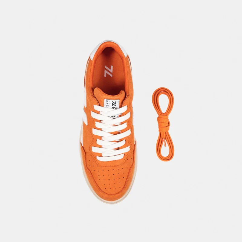 Baskets véganes suède Orange - Bêta B3 - Image 6