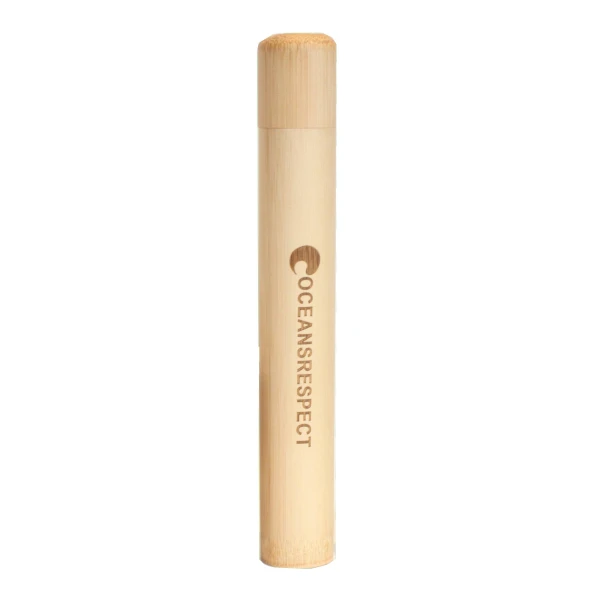 Étui à brosse à dent de voyage en bambou - Image 4